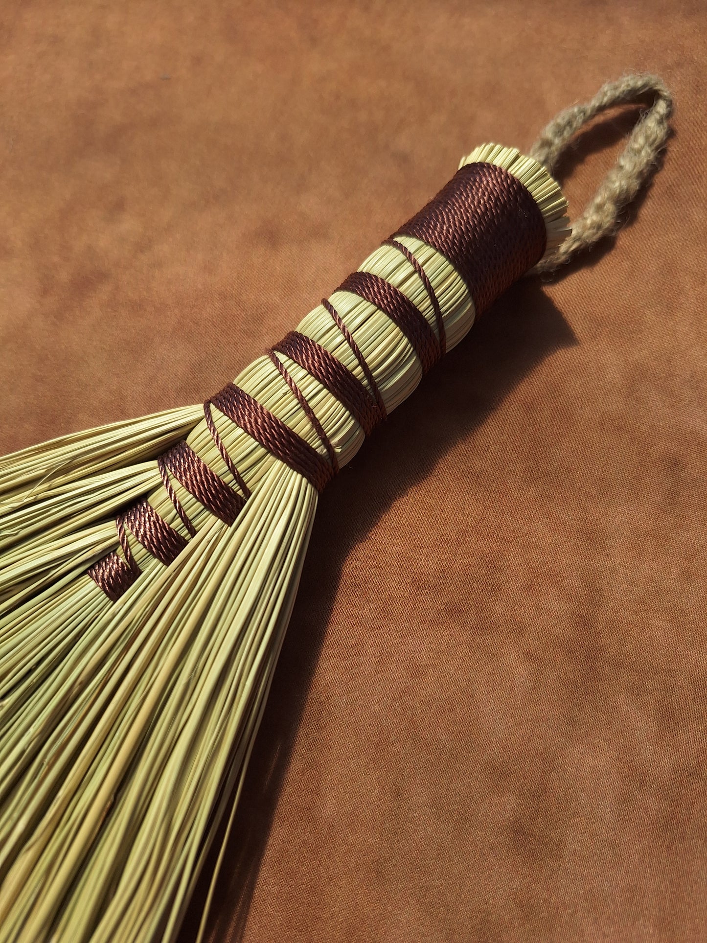 "Koffee" - Standard Hawk Tail Hand Whisk