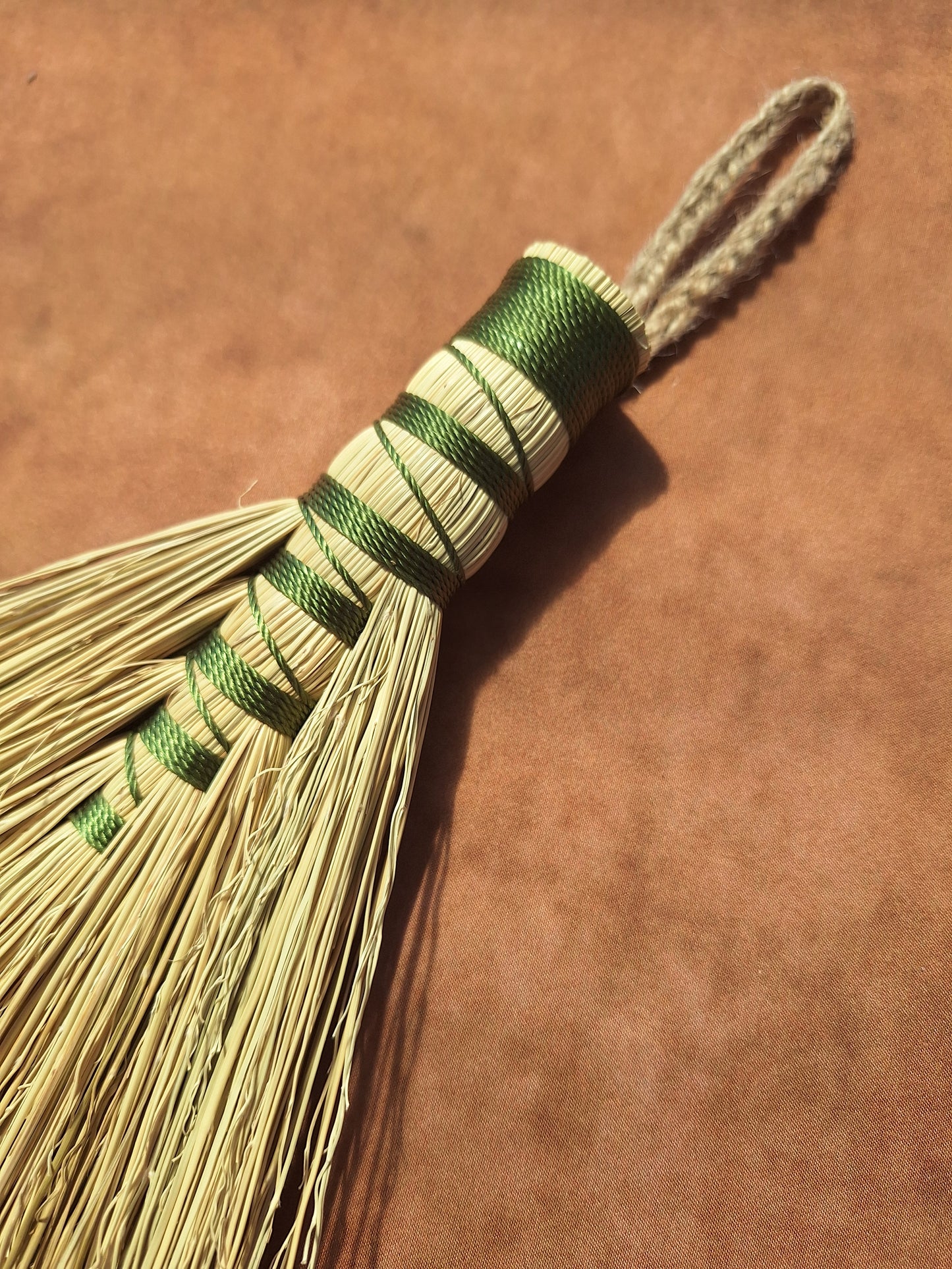 "Tad" - Standard Hawk Tail Hand Whisk