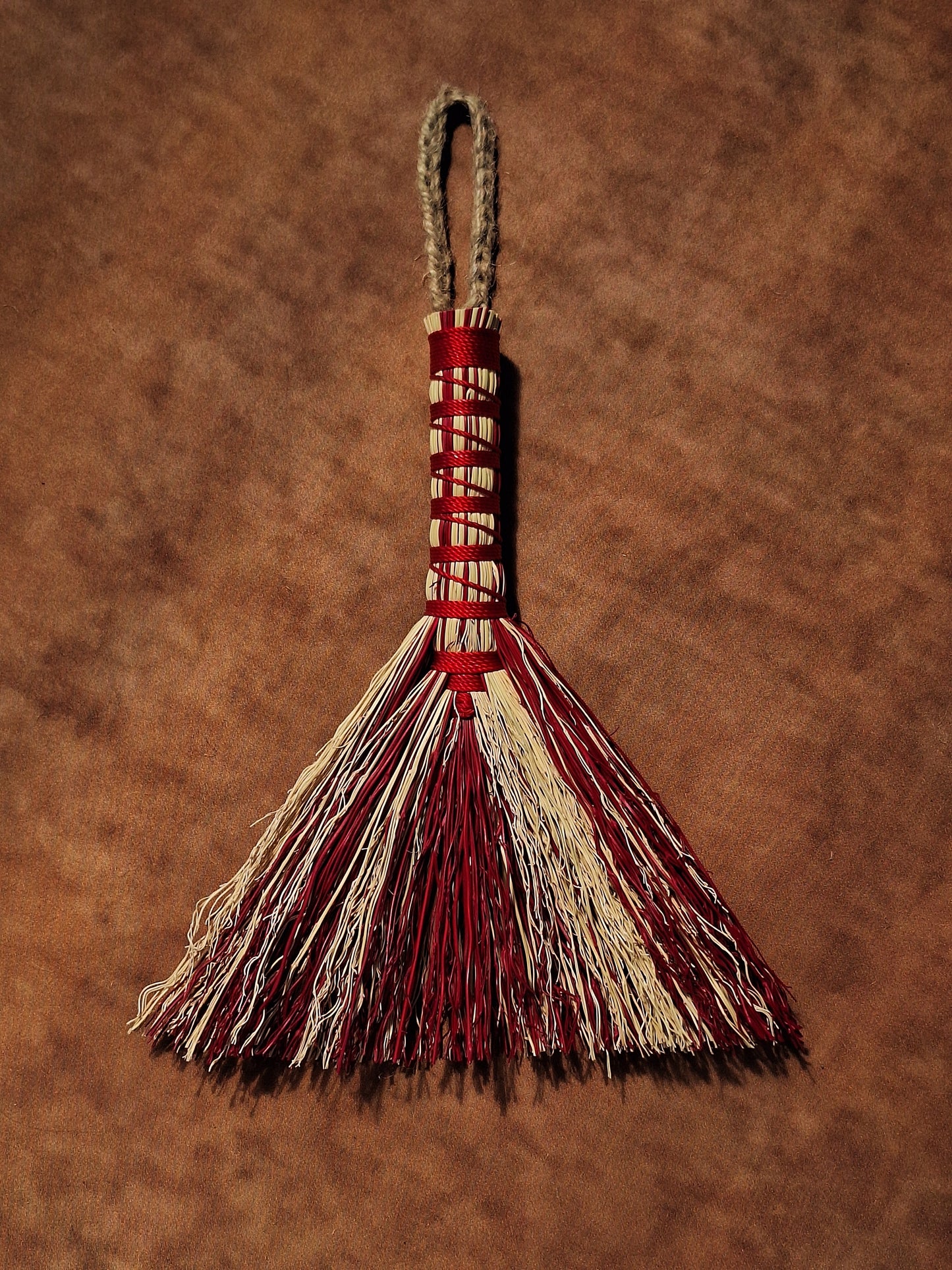 "Marla" - Small Hawk Tail Hand Whisk
