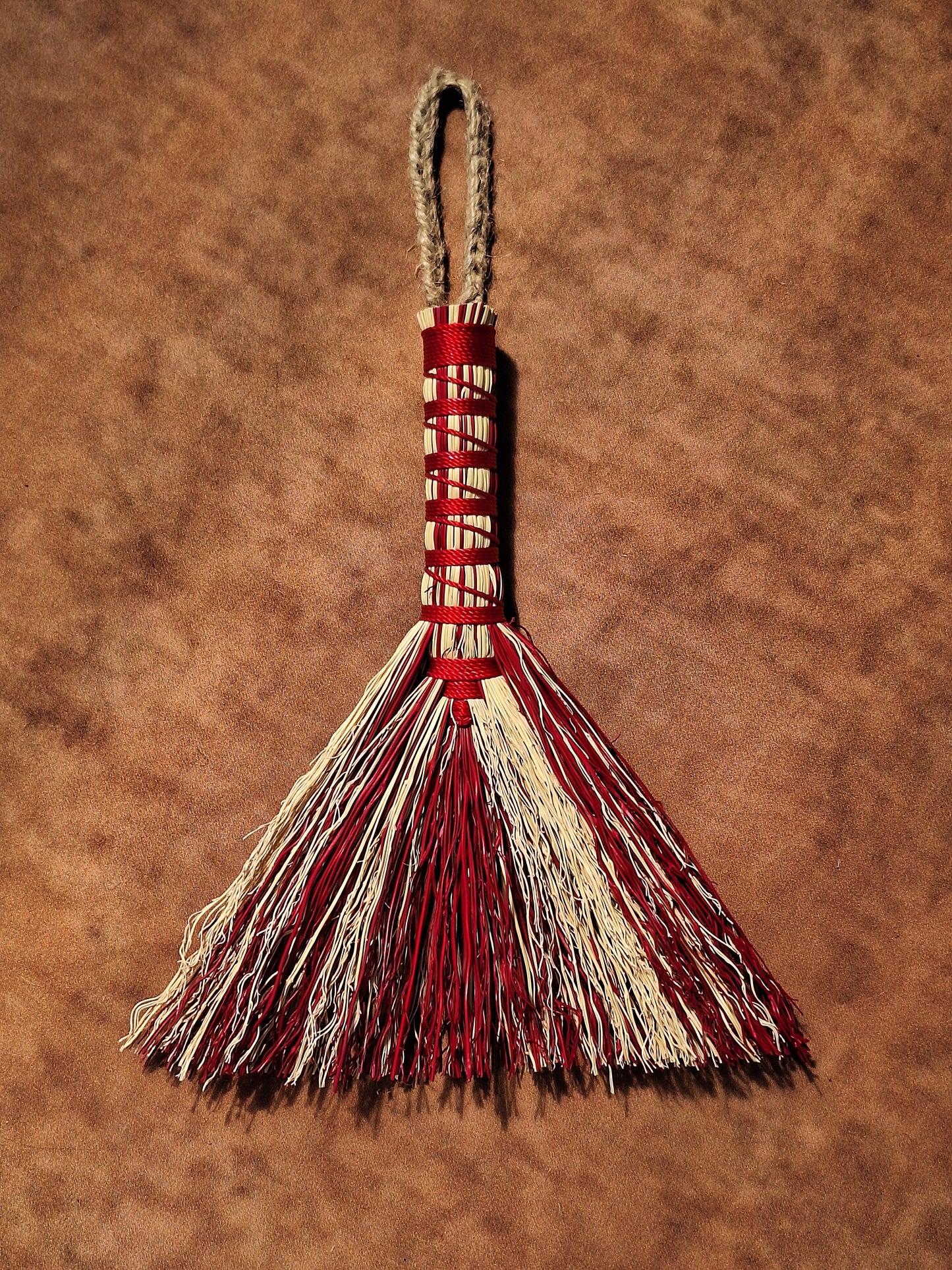 "Marla" - Small Hawk Tail Hand Whisk